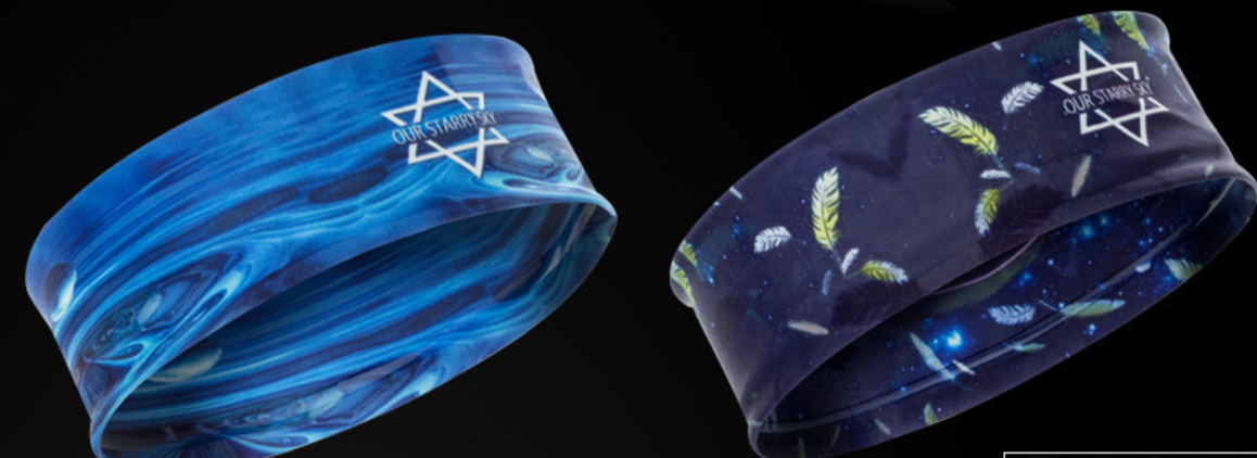 Ice Silk Full Print Sports Headband 4