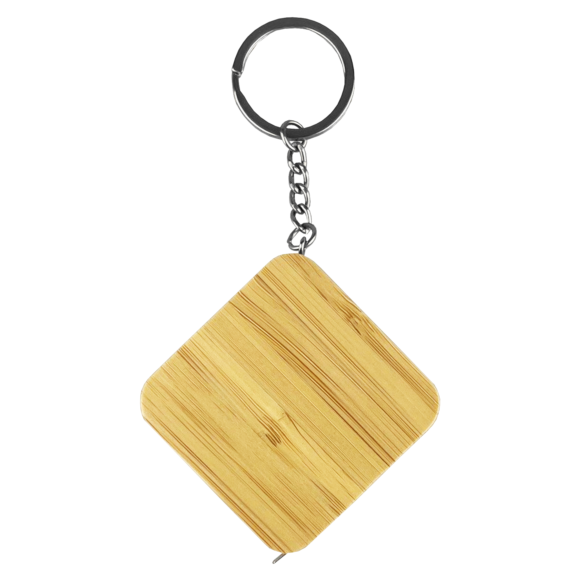 Bamboo Tape Measure Key Ring 4