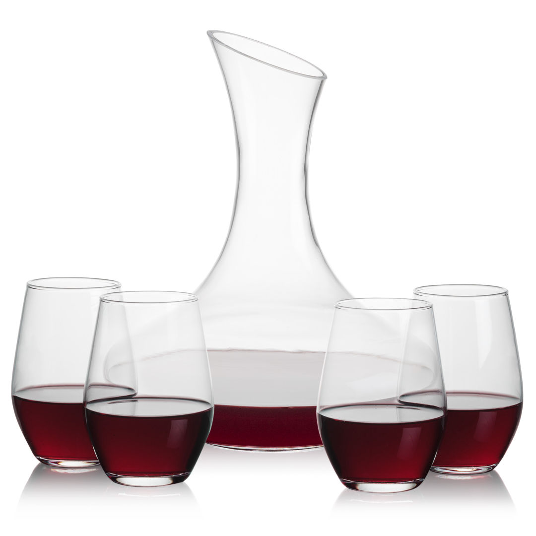 Hampton Carafe & Vale Stemless Wine 3