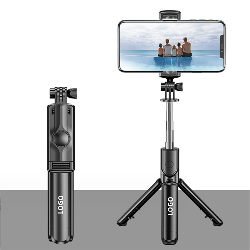 Advertising promotion Bluetooth selfie stick universal horizontal and vertical tripod selfie stick 2