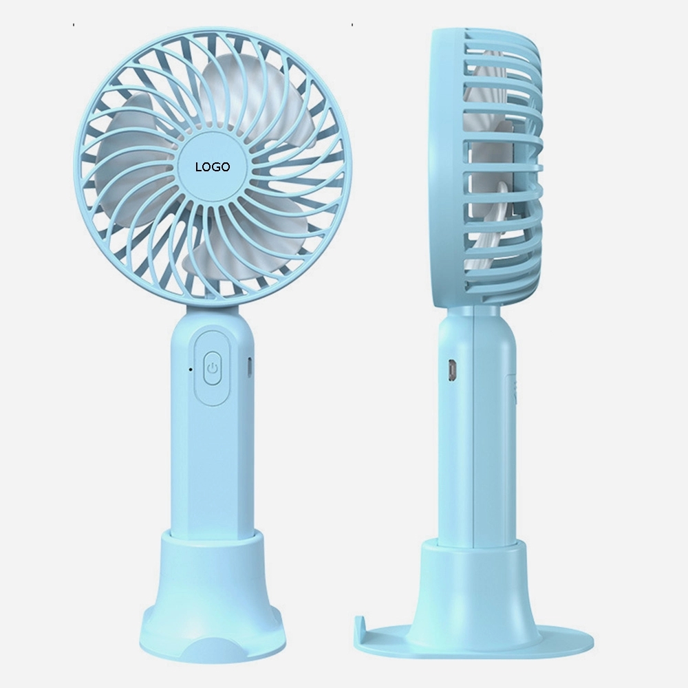 Travel Mini Handheld Fan with Phone Holder Base 3