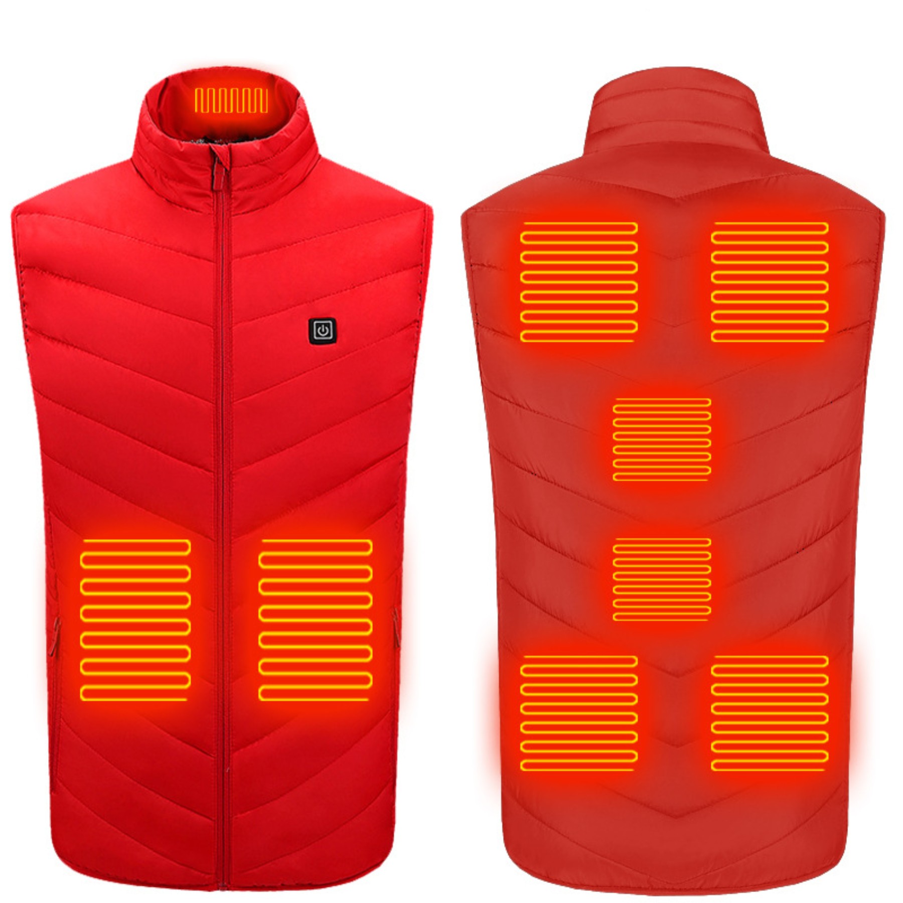 9 Zones Heated Vest USB Charging 5