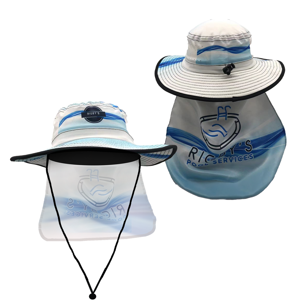 Bucket Hat With Sun Flap 2
