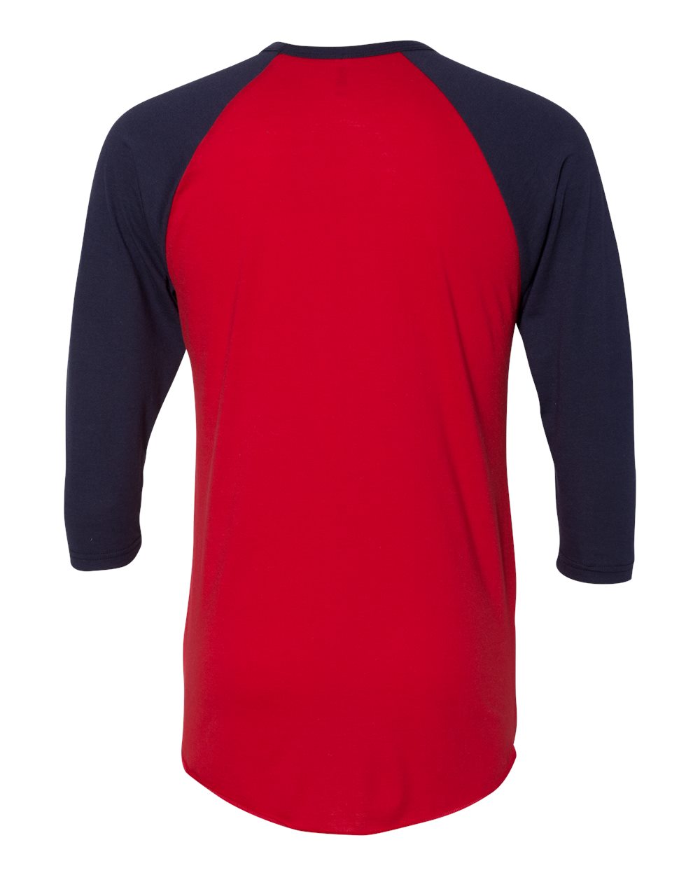 Unisex 50/50 Raglan Three-Quarter Sleeve Tee - BB453W 15