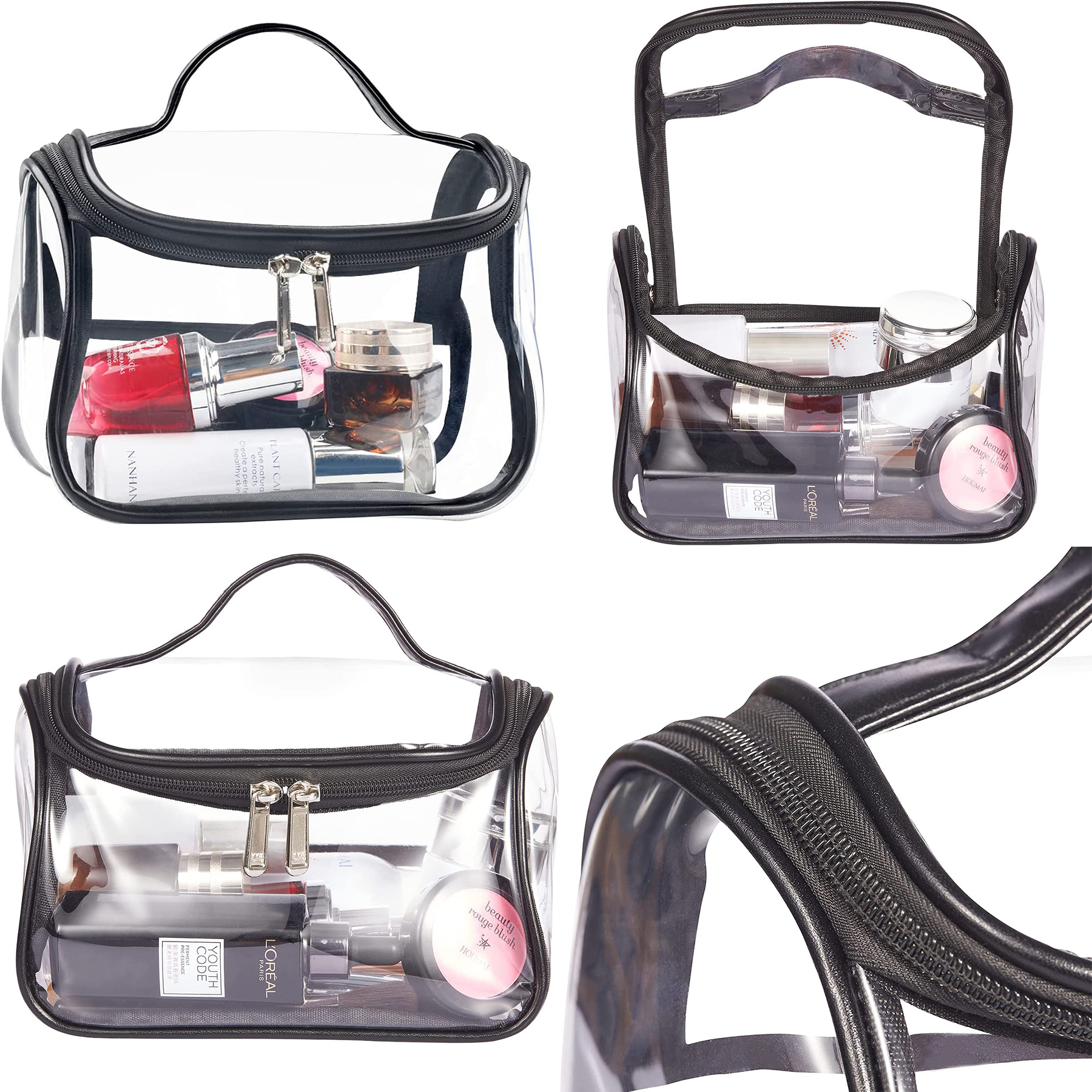 Heavy Duty Clear Cosmetic Bag 2