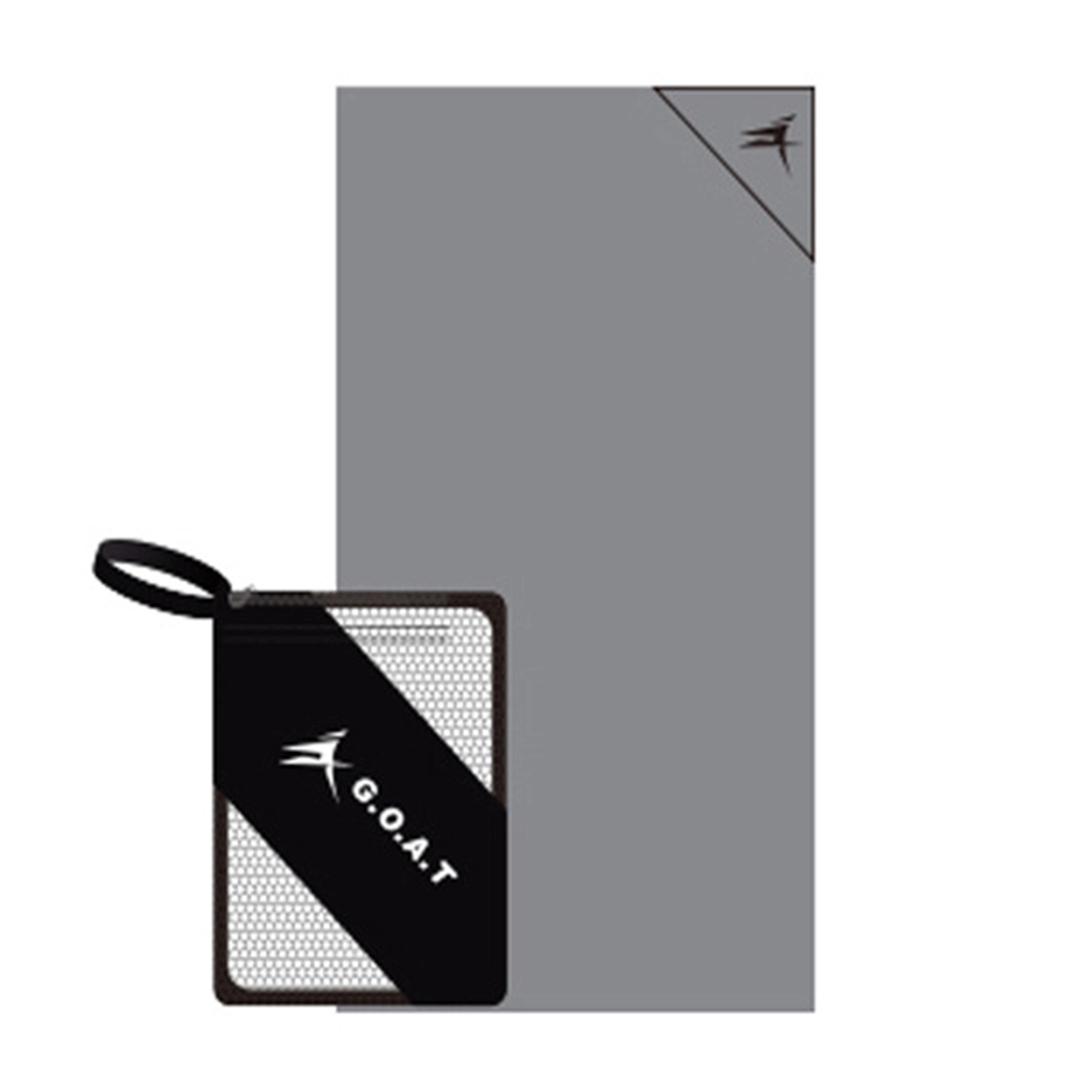 Soft Fiber Tricolor Sports Towel w/ Zipper Pocket 7