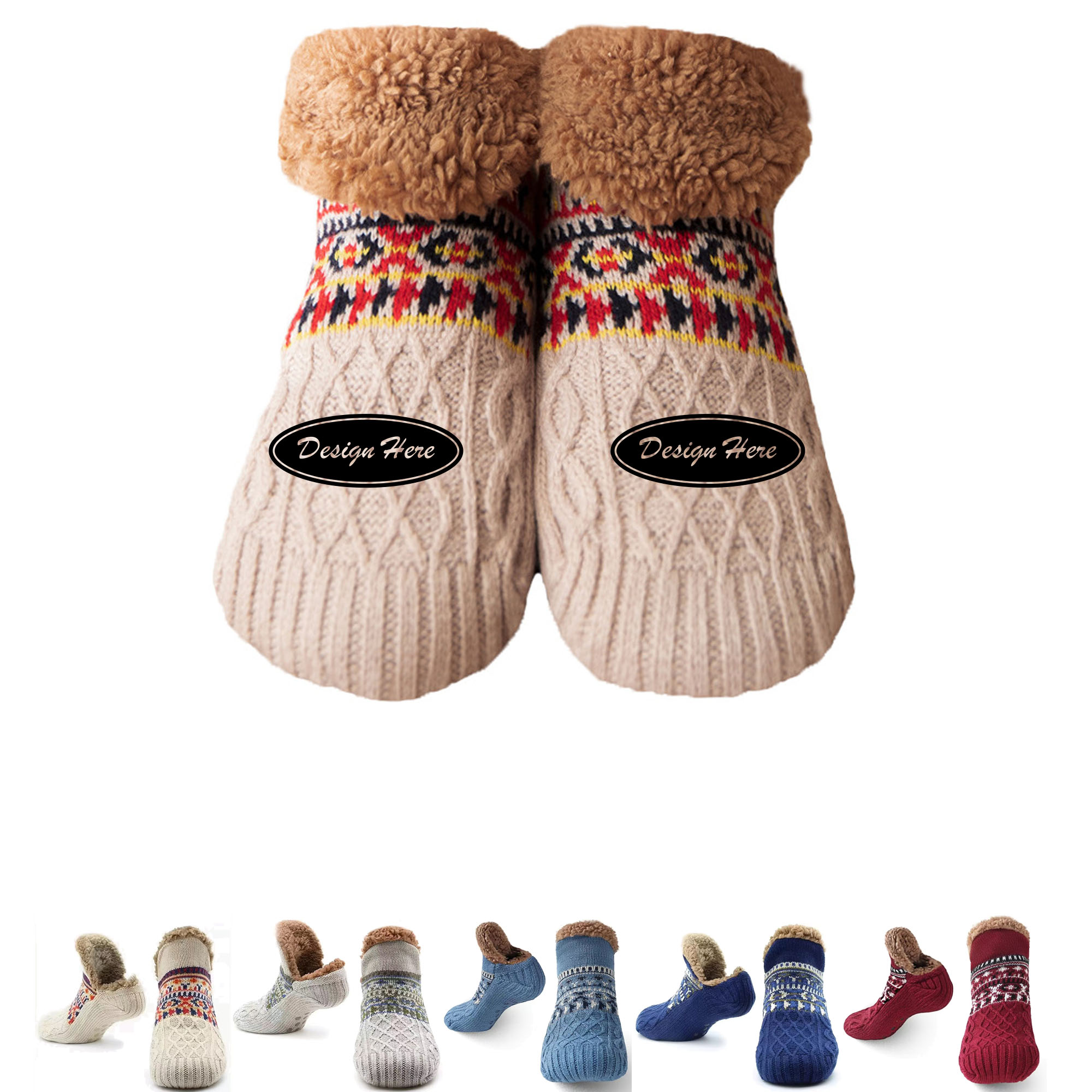Thermal Plush Floor Socks ?C Insulated Warmth for Home & Sleep 2