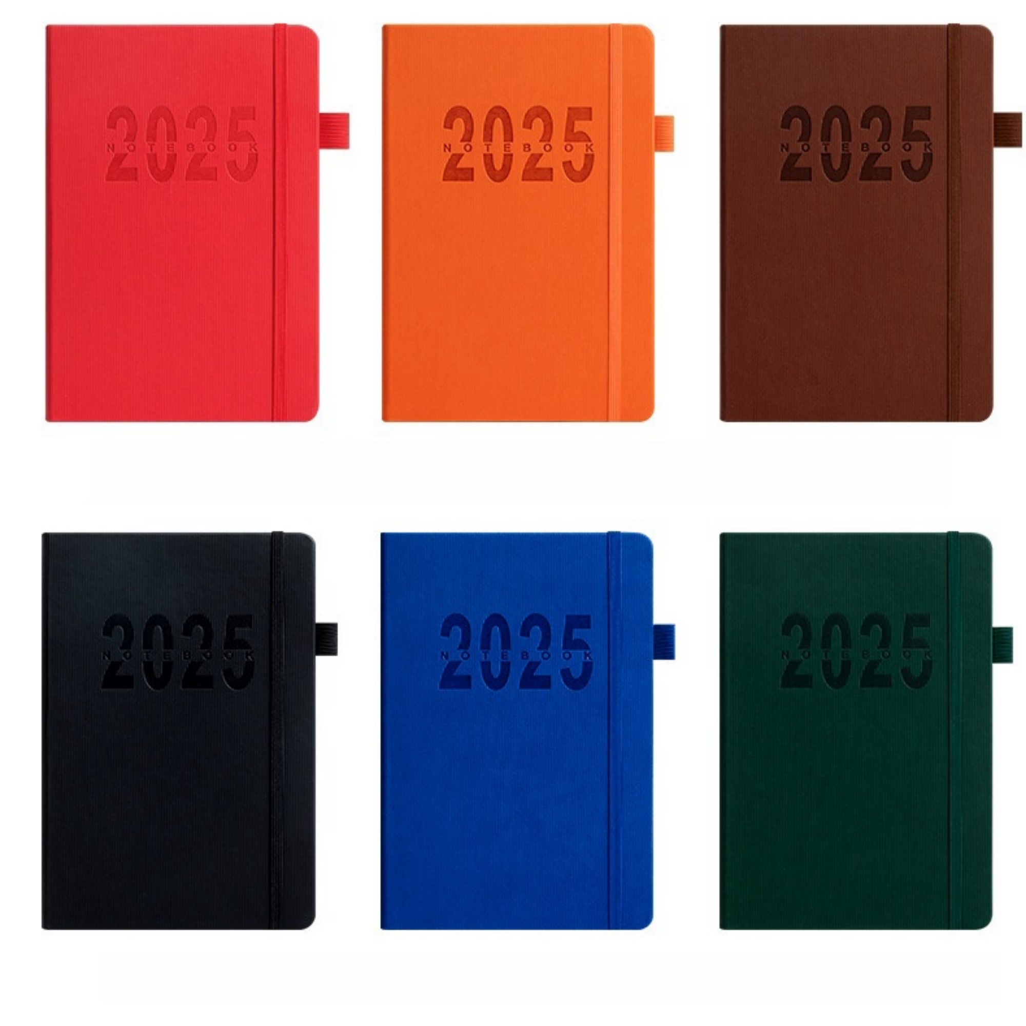2025 Jan - Dec 5.8" x 8.4" A5 Bandaged Daily Planner 3