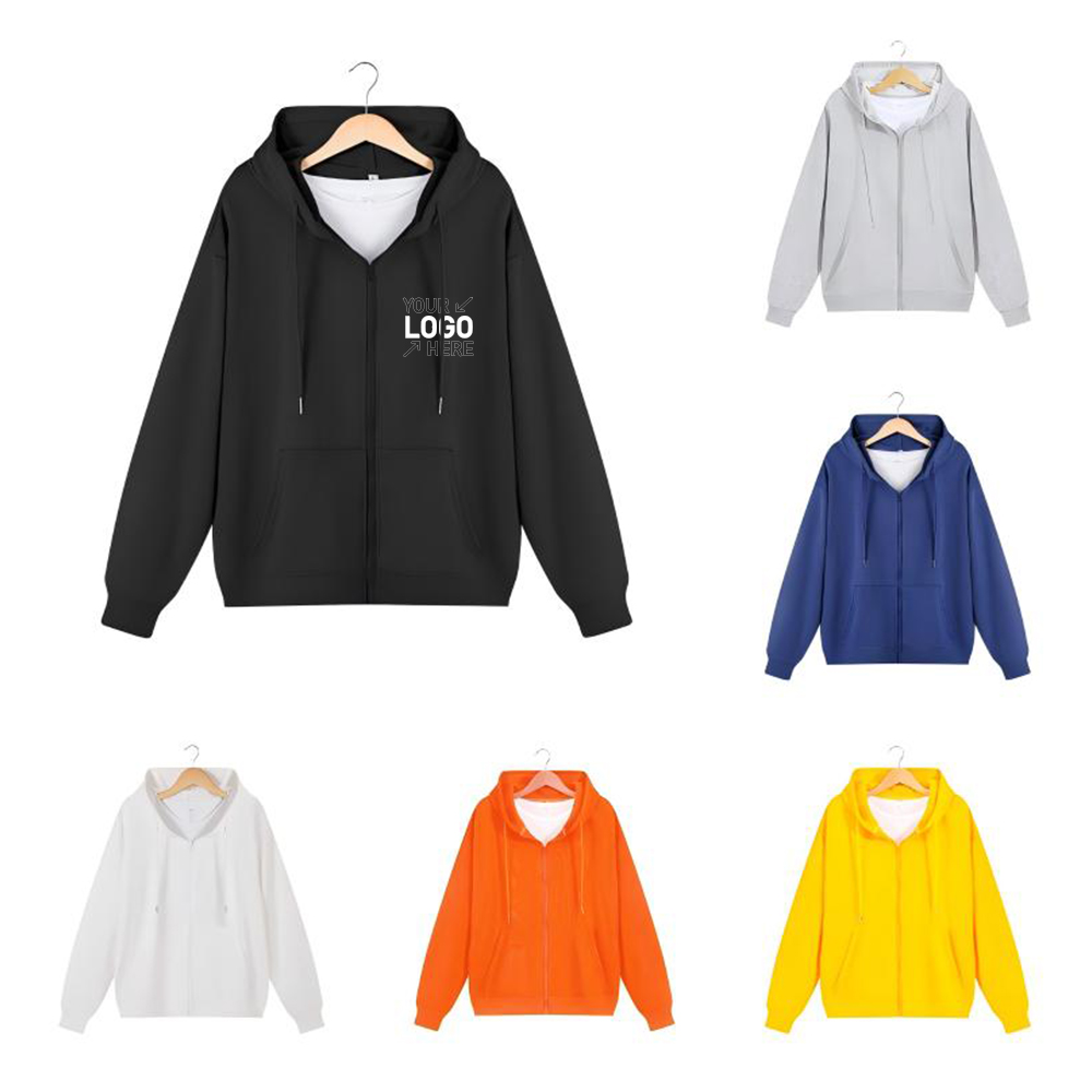 Premium Full Zip Hoodie, custom hoodie or sweatshirt with logo imprint 3