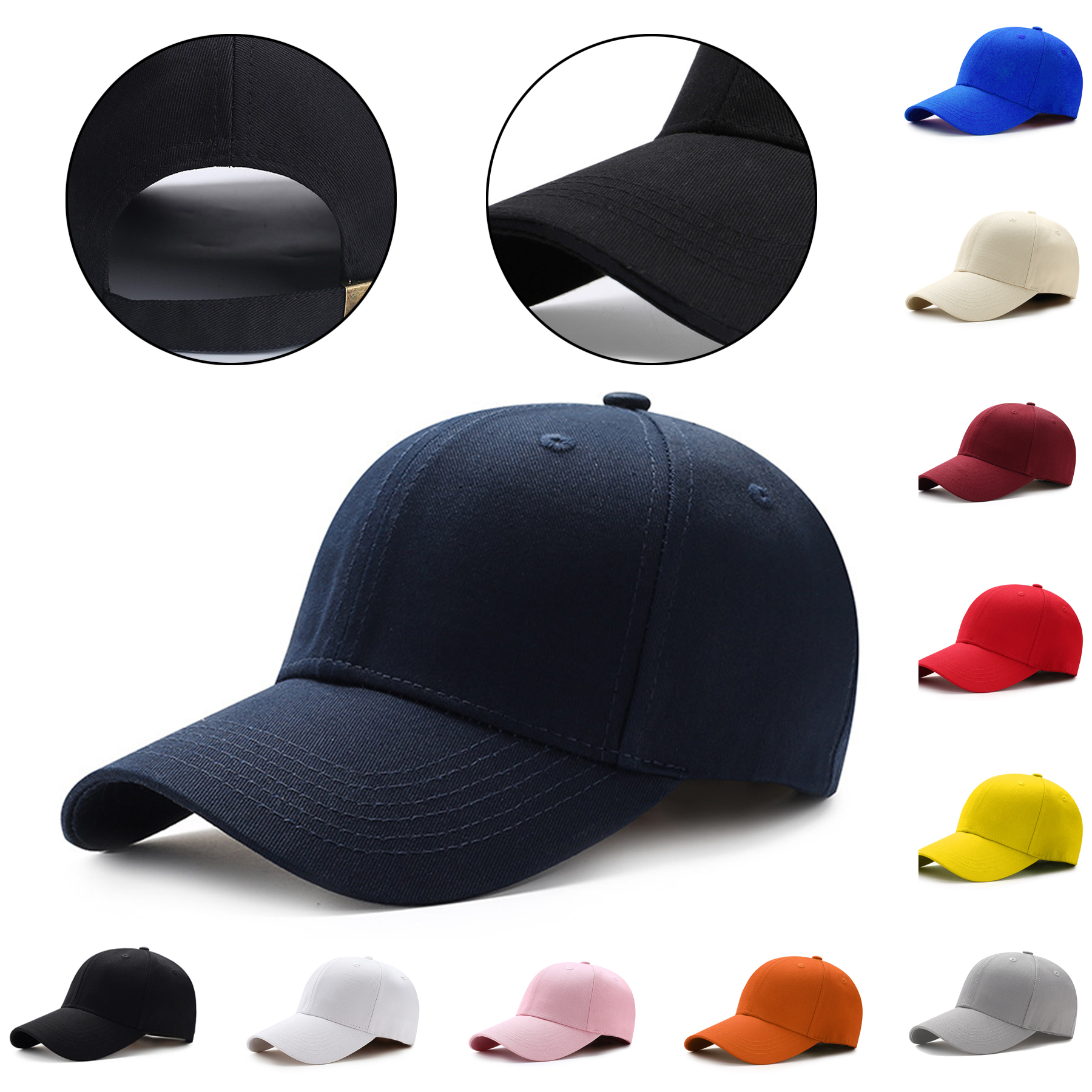Classic Low Profile Cotton Baseball Cap 1