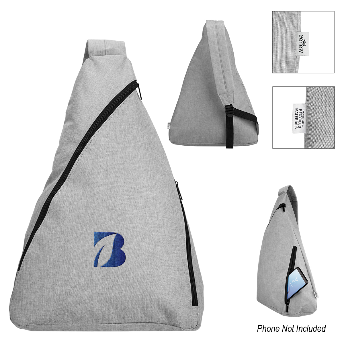 Habitat rPET Heathered Sling Bag 1