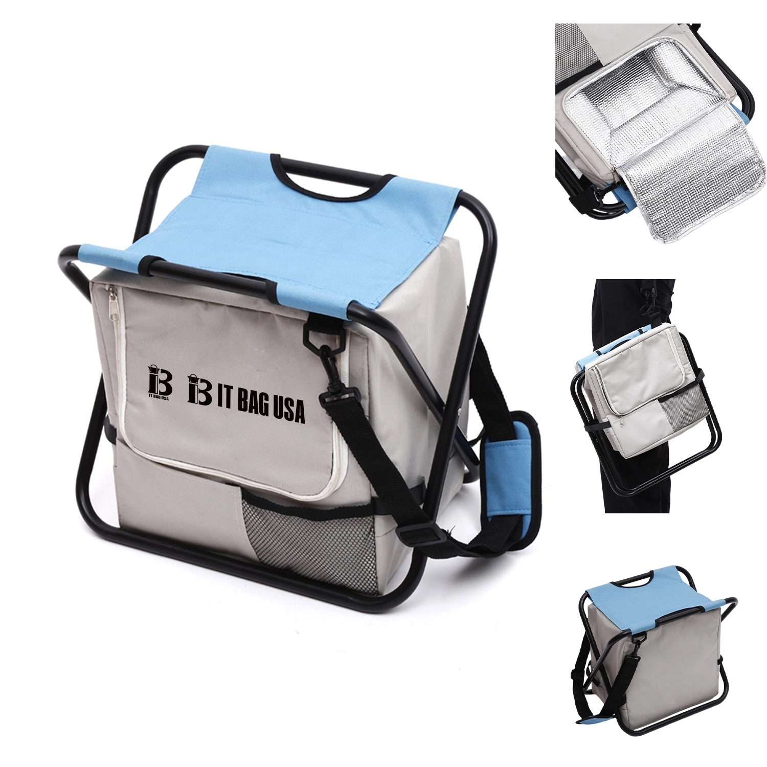 Folding Portable Ice Pack Stool 2