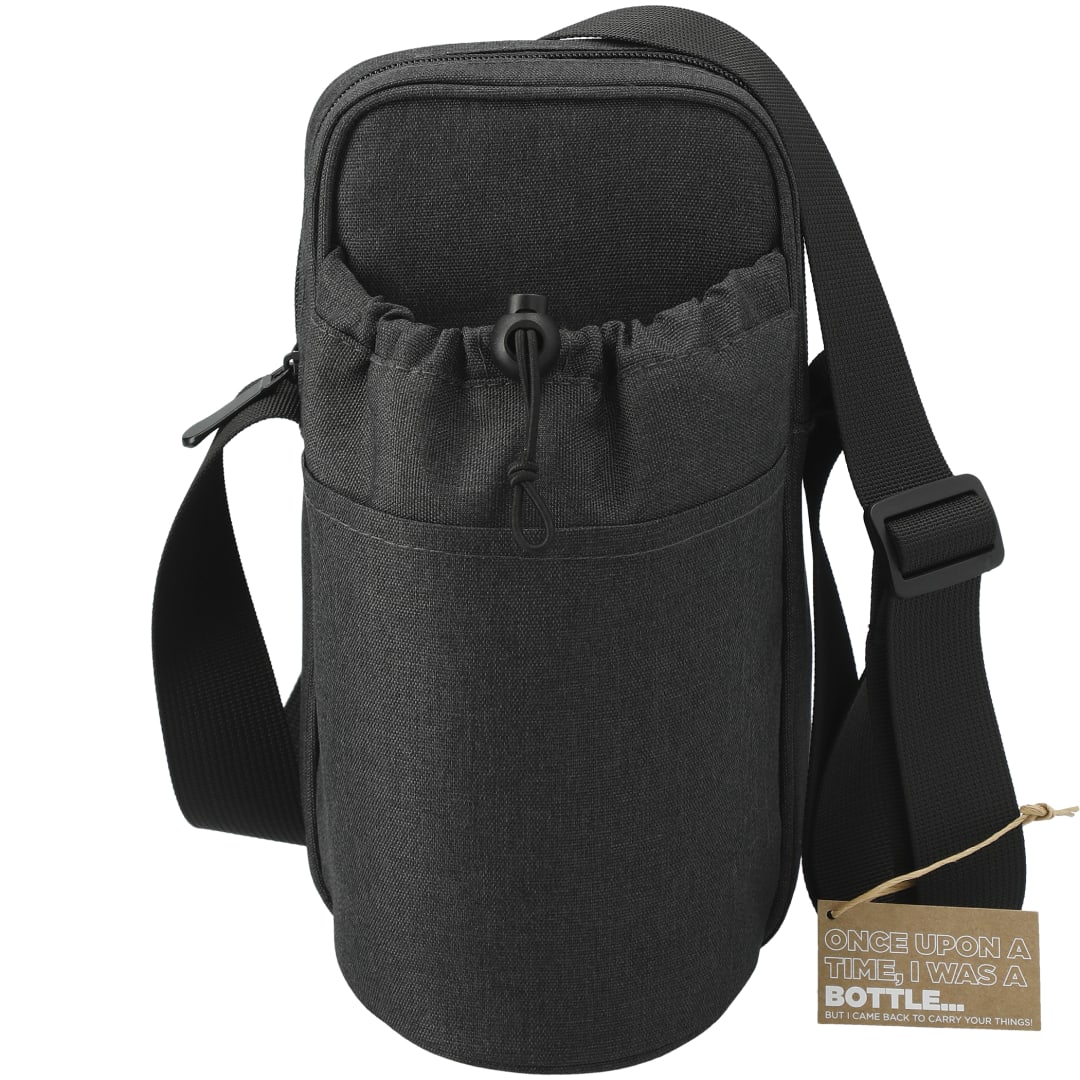 Traver RPET Adjustable Bottle Sling Cooler w/Pouch 11