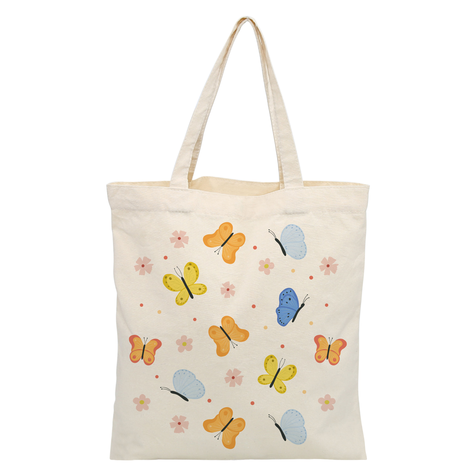 12 Oz Full Wrap Sublimation Canvas Tote Bag 6