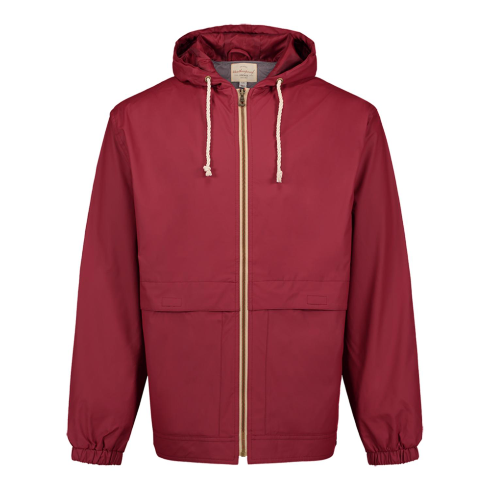 Weatherproof® Vintage Hooded Rain Jacket – Water-Resistant & Stylish