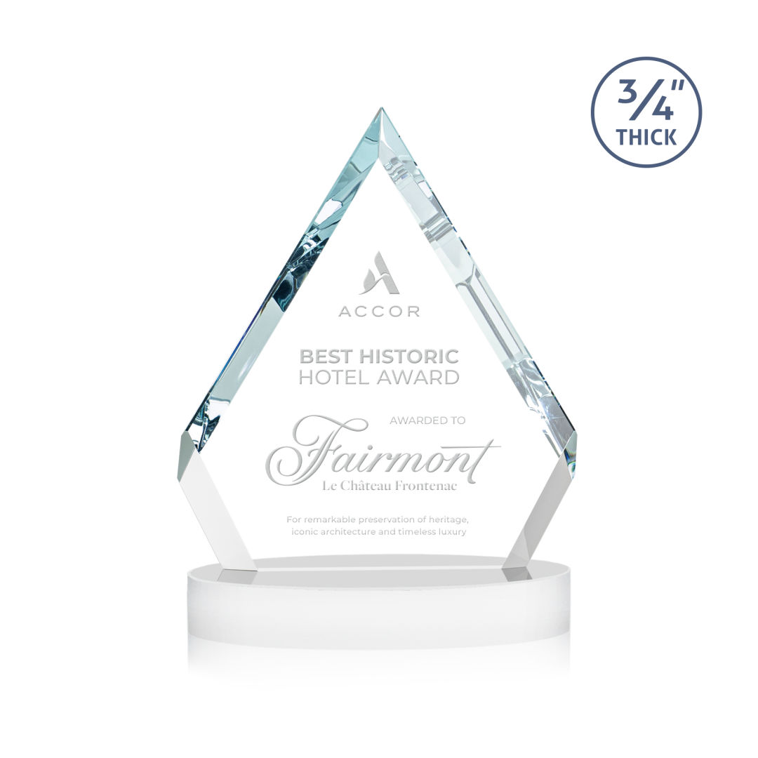 Apex Award on Alberton Base - White 8