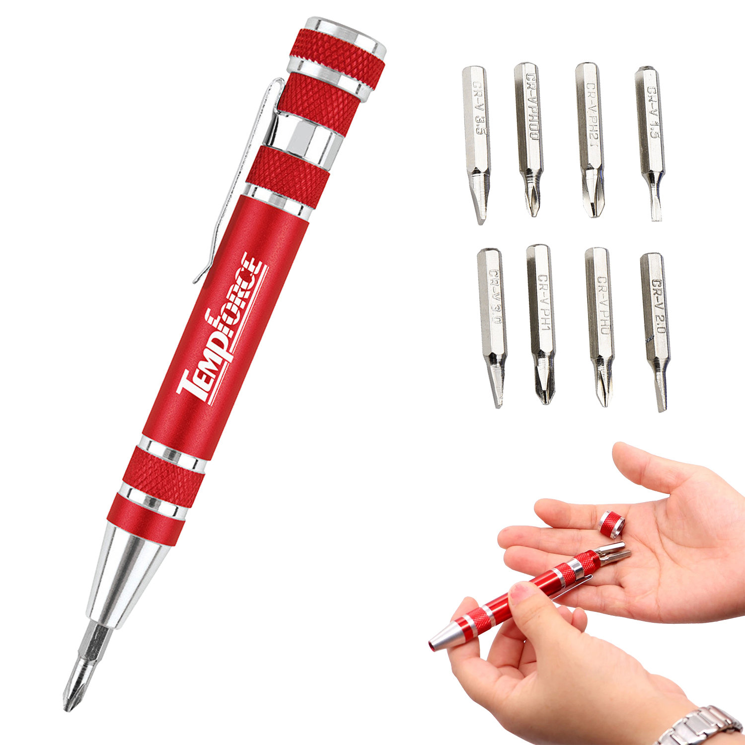 8 in 1 Aluminum Screwdriver 2