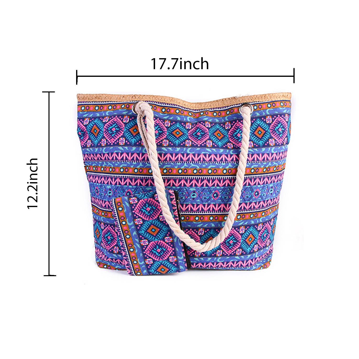 Summer Beach Handbag w/ Wallet 2
