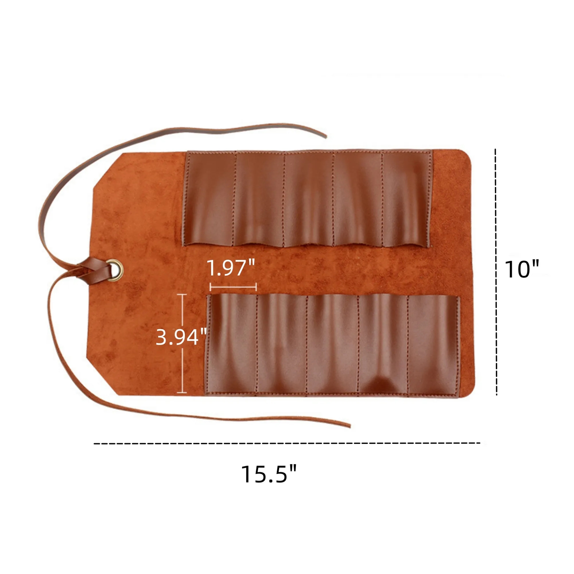 Leather Tool Organizer Roll Up Bag 3