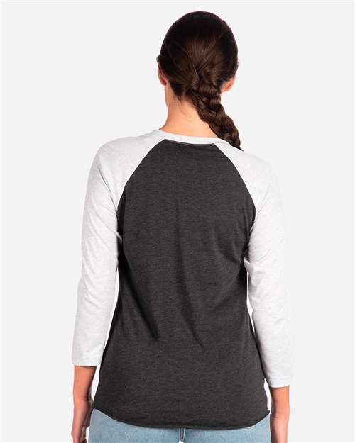 Unisex Triblend Three-Quarter Raglan Tee - 6051 26