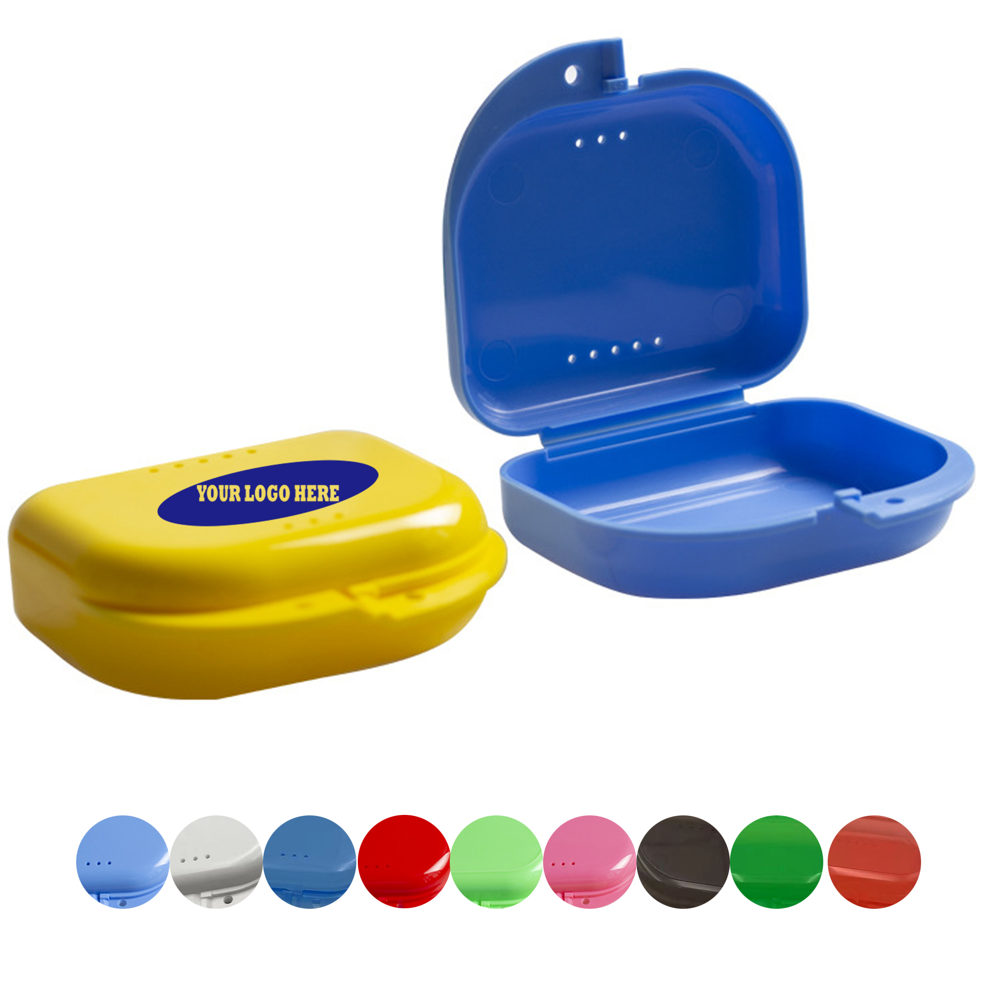 Dental Tray Denture Box Container With Vent Holes 2