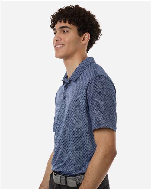 Men's 4-Way Stretch Printed Polo - A716 6