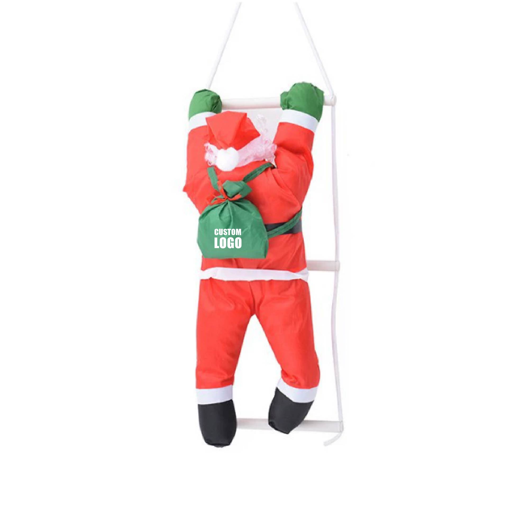 MOQ 10 pcs Ladder-Climbing Santa Decor 2