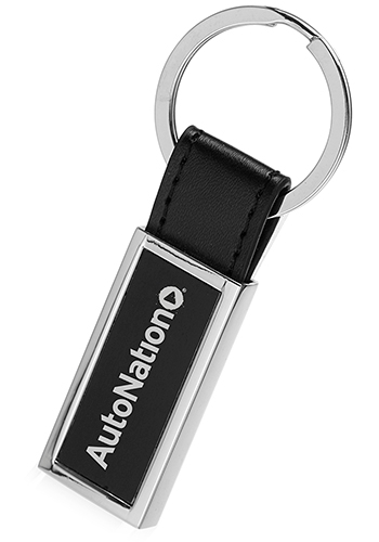 Rectangular Metal Keychain 1
