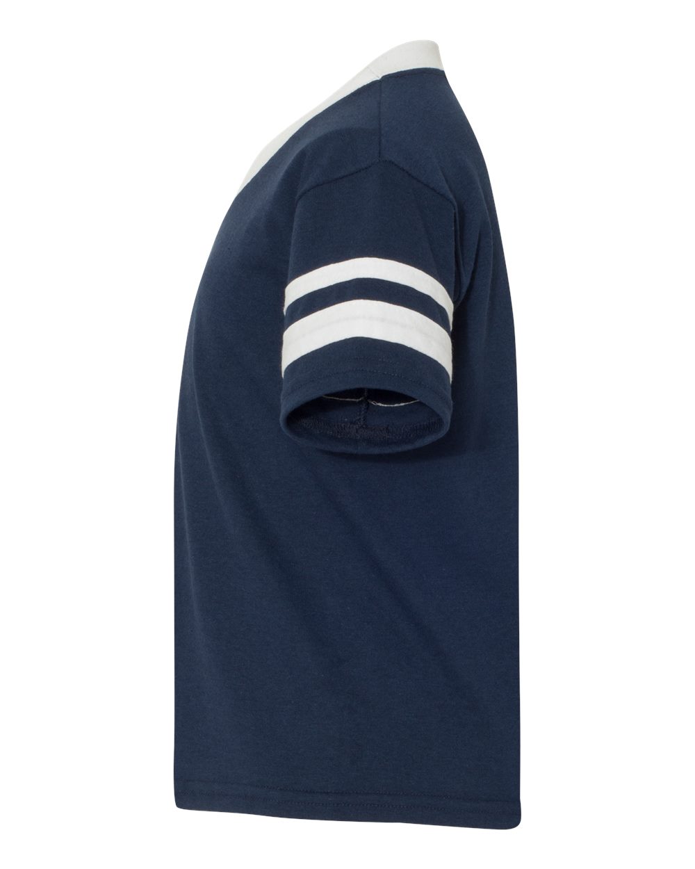 Youth V-Neck Jersey with Striped Sleeves - 361 24