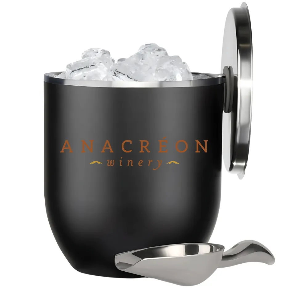3L Snowfox Insulated Ice Bucket with Lid and Scoop 16
