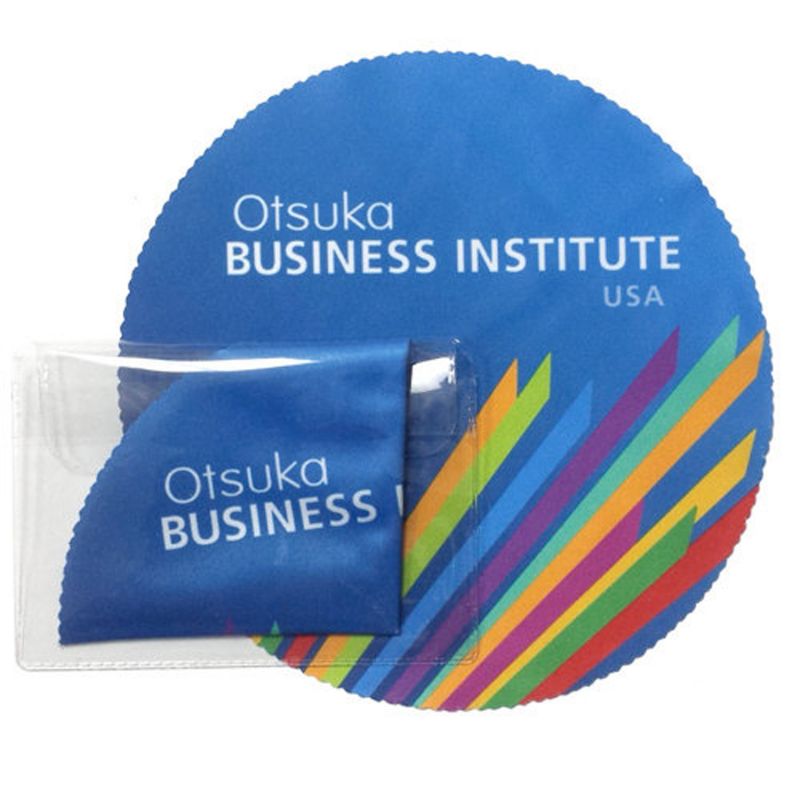 Round Lens Cloth in Pouch 2