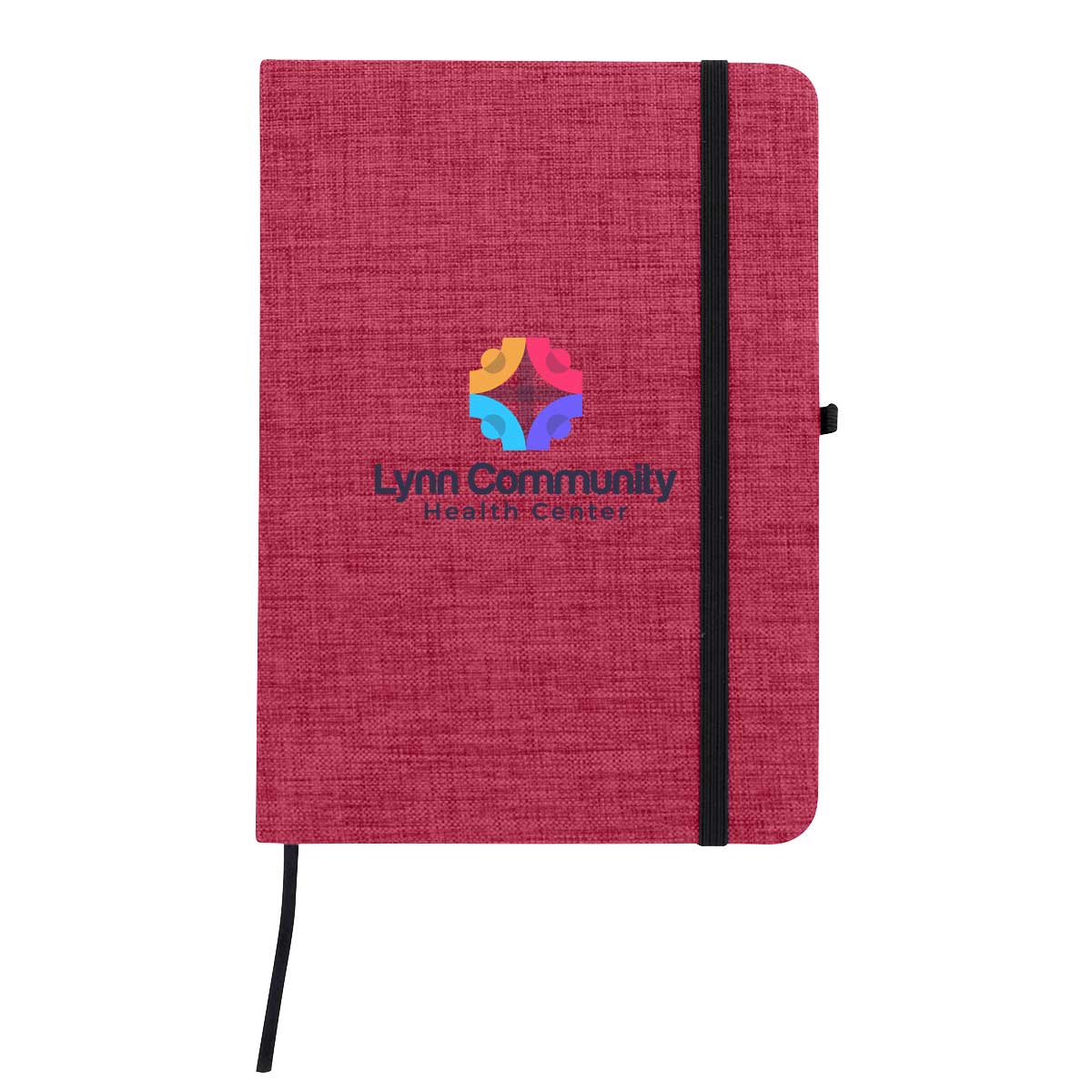 JORNIKOLOR RPET Heathered Journal with pen loop 5