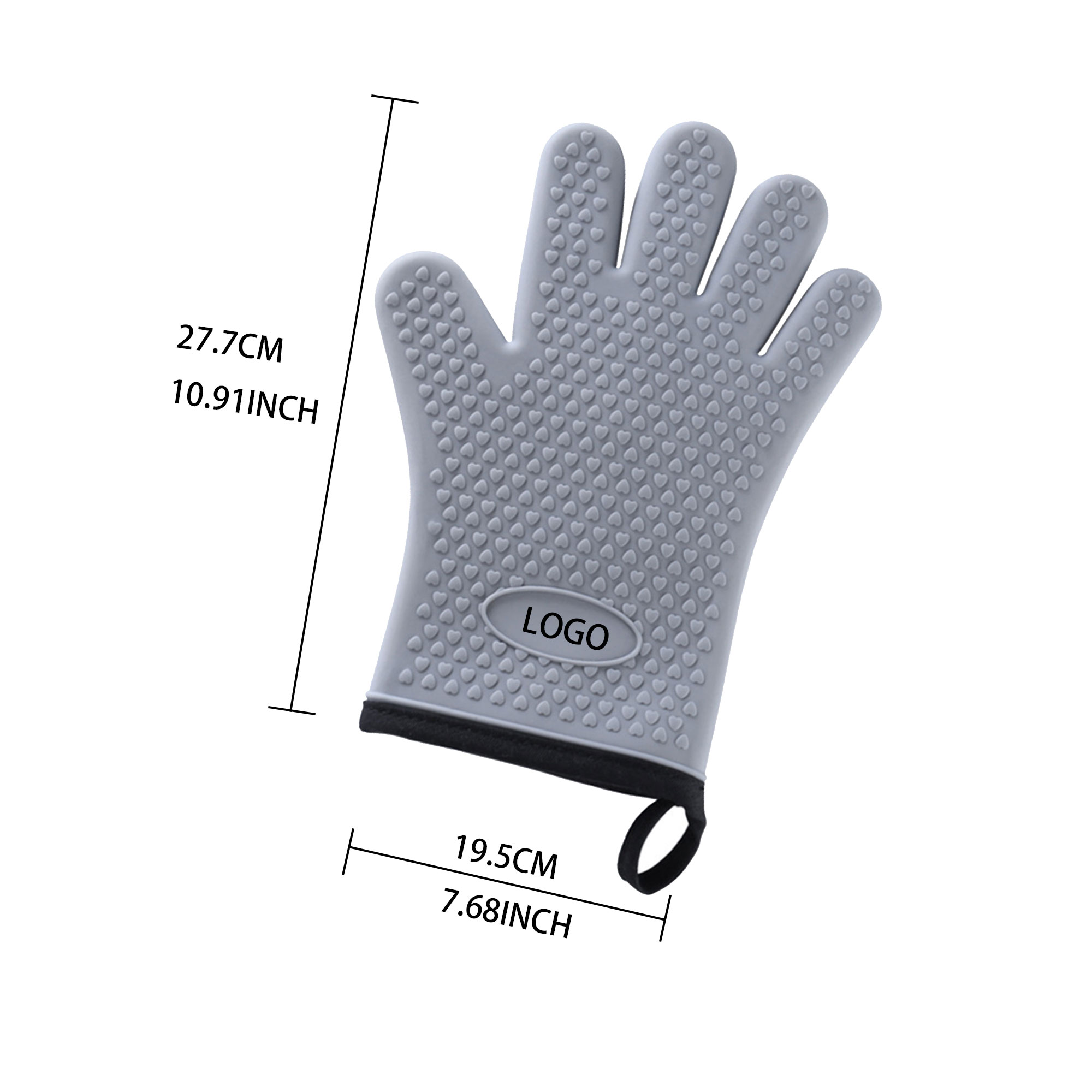 Heat-Resistant Silicone Oven Glove 3