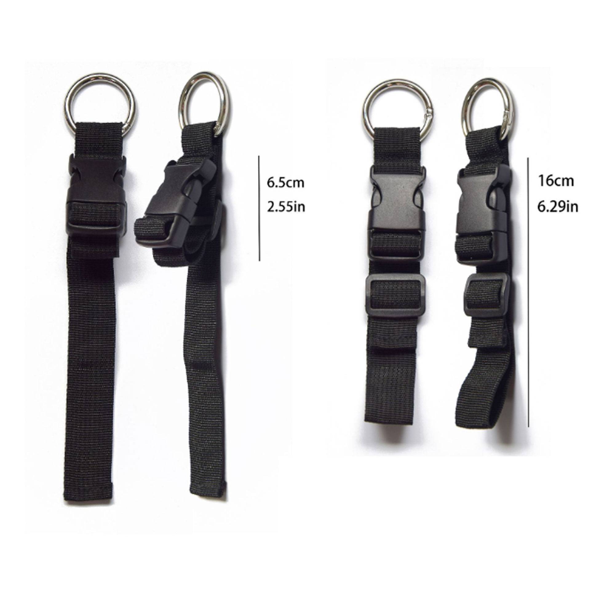 Adjustable Hands-Free Nylon Luggage Strap with Buckle Clip 4