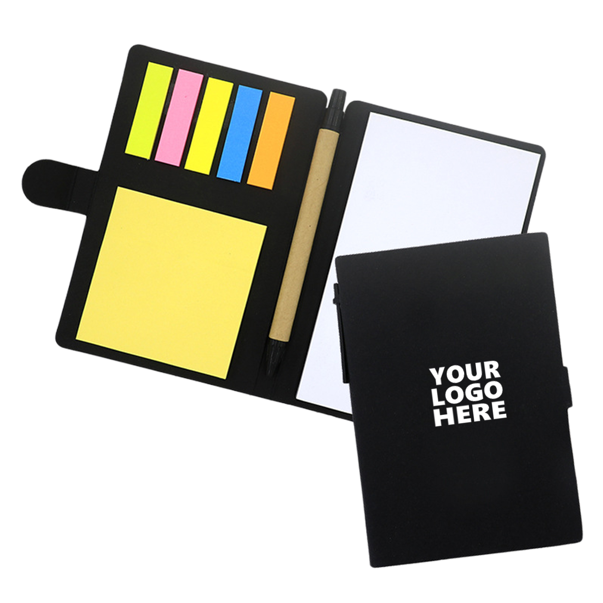 Sticky Notebook With Ballpoint Pen MOQ100 6