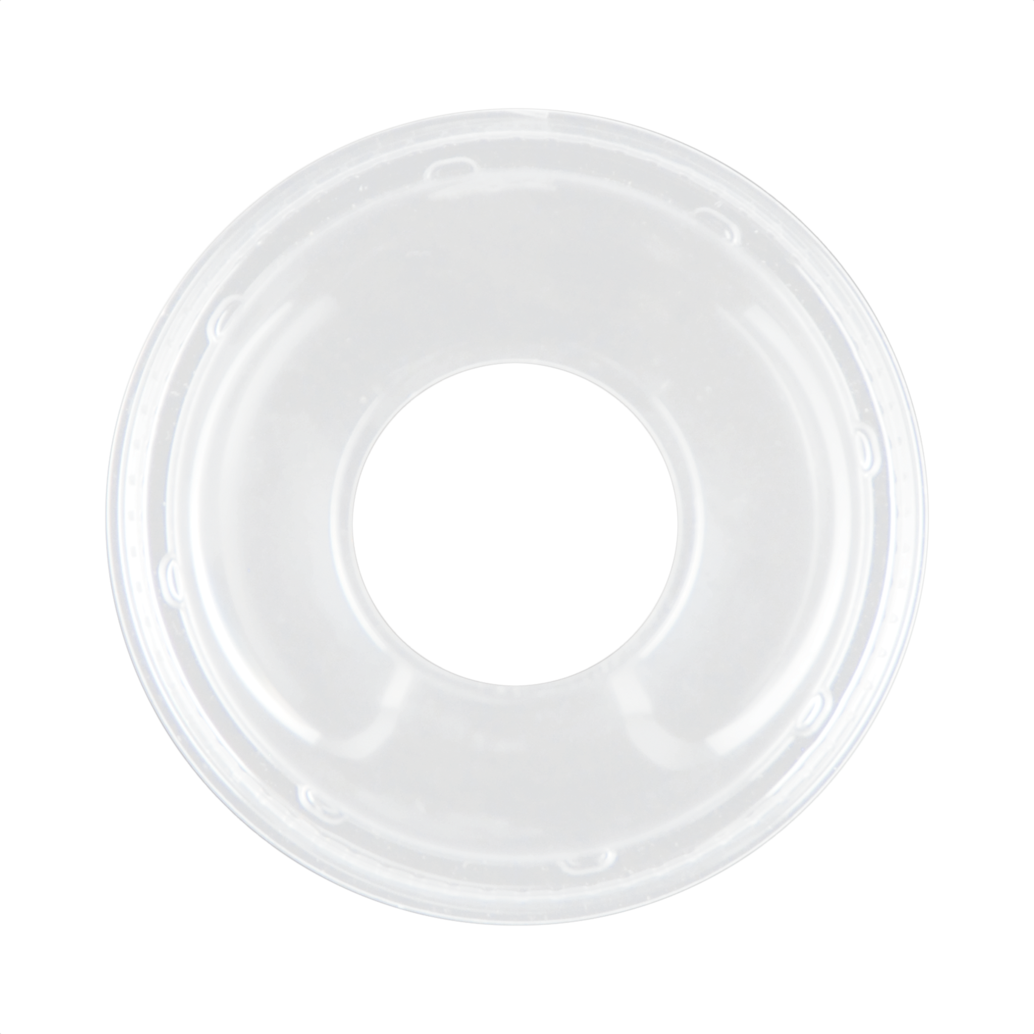 14/16/20/24 oz Foam Cup Open Domed Lid - Clear 1