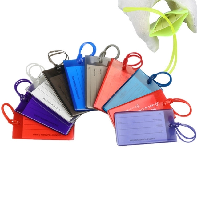 PVC Clear Travel Tag 4