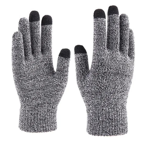 New Knitted Outdoor  Thick Touchscreen Gloves 7