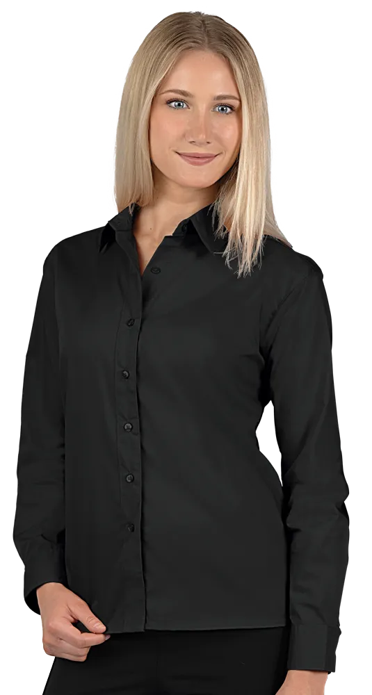 Ladies' L/S Value Poplin Shirt 35