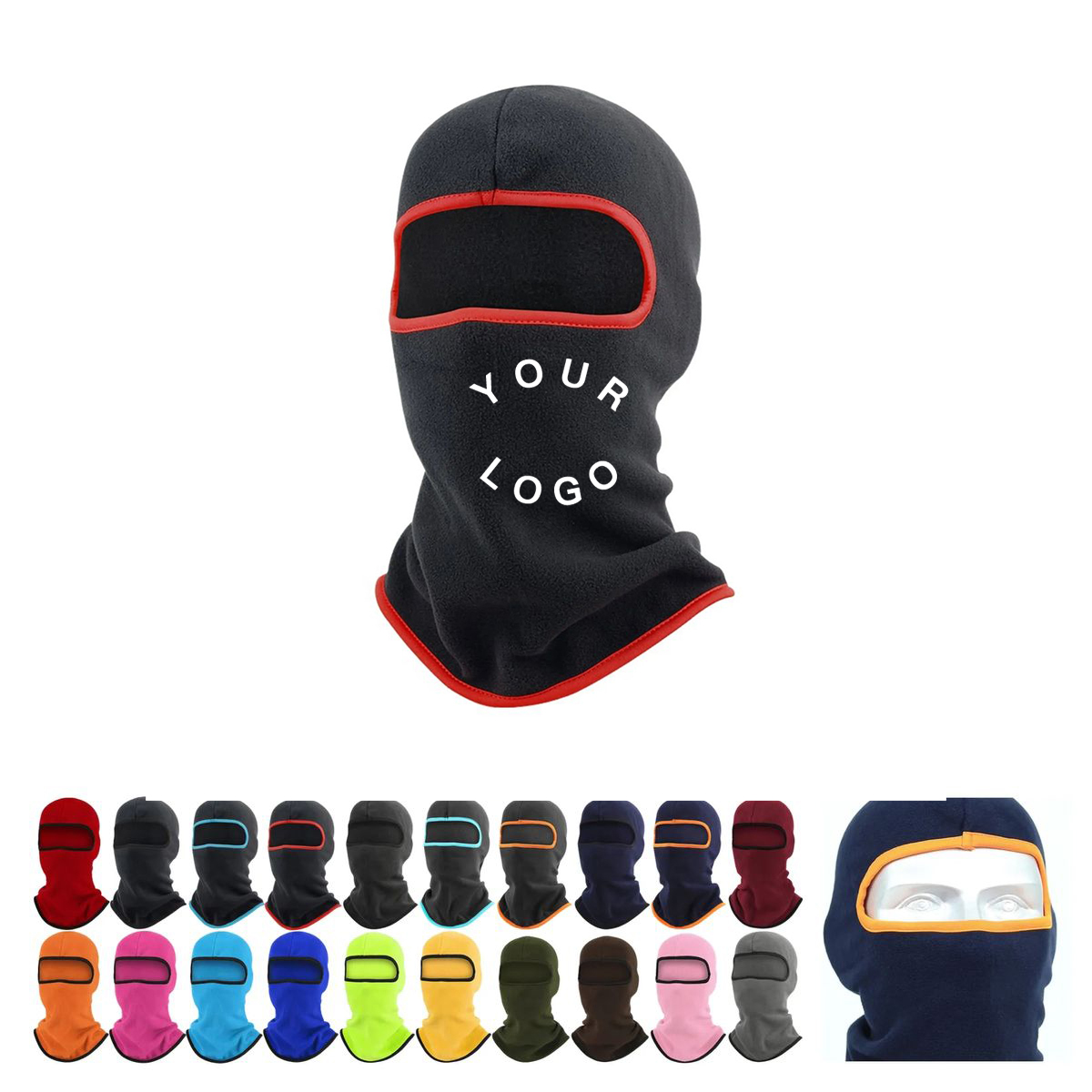 Polyester Windproof Thermal Face Mask 12