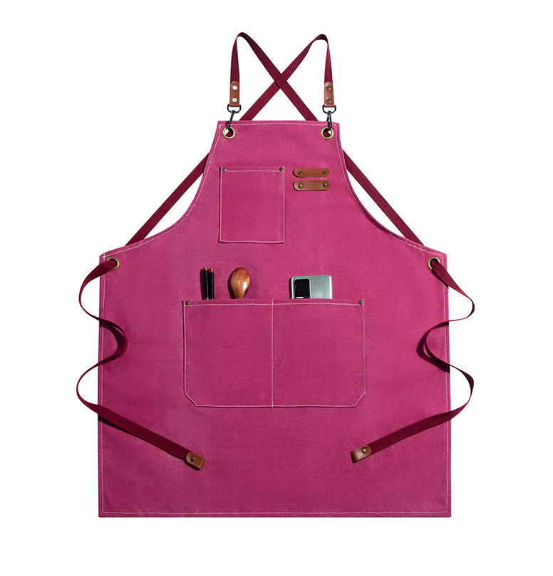 Canvas Aprons with 3 Pockets 6
