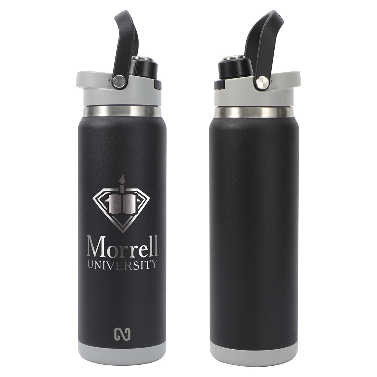 NAYAD® Crusade 28 oz Stainless Steel Double-Wall Vacuum Insulated Bottle with Hidden Cup 25
