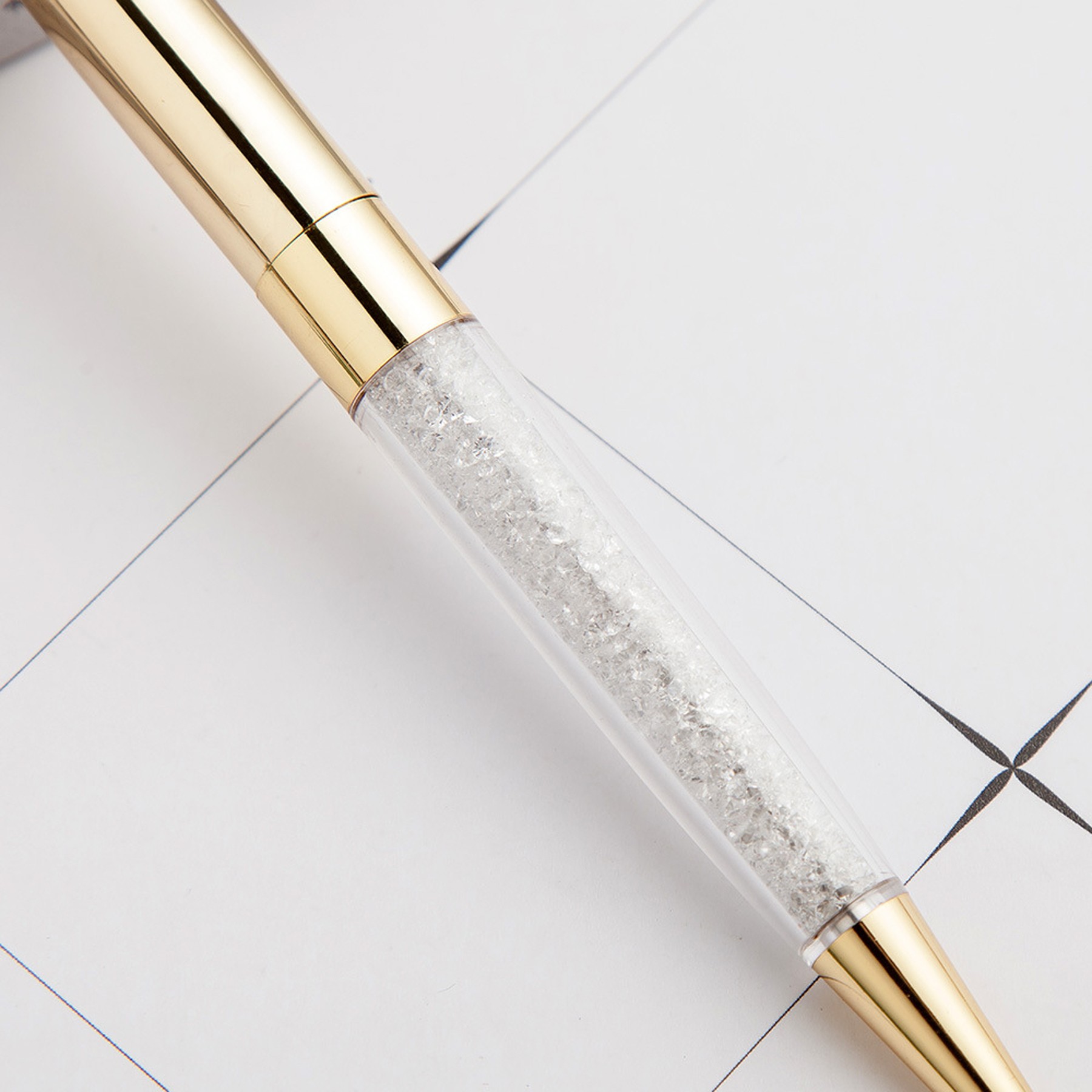 Diamond Crystal Metal Ballpoint Pen 5