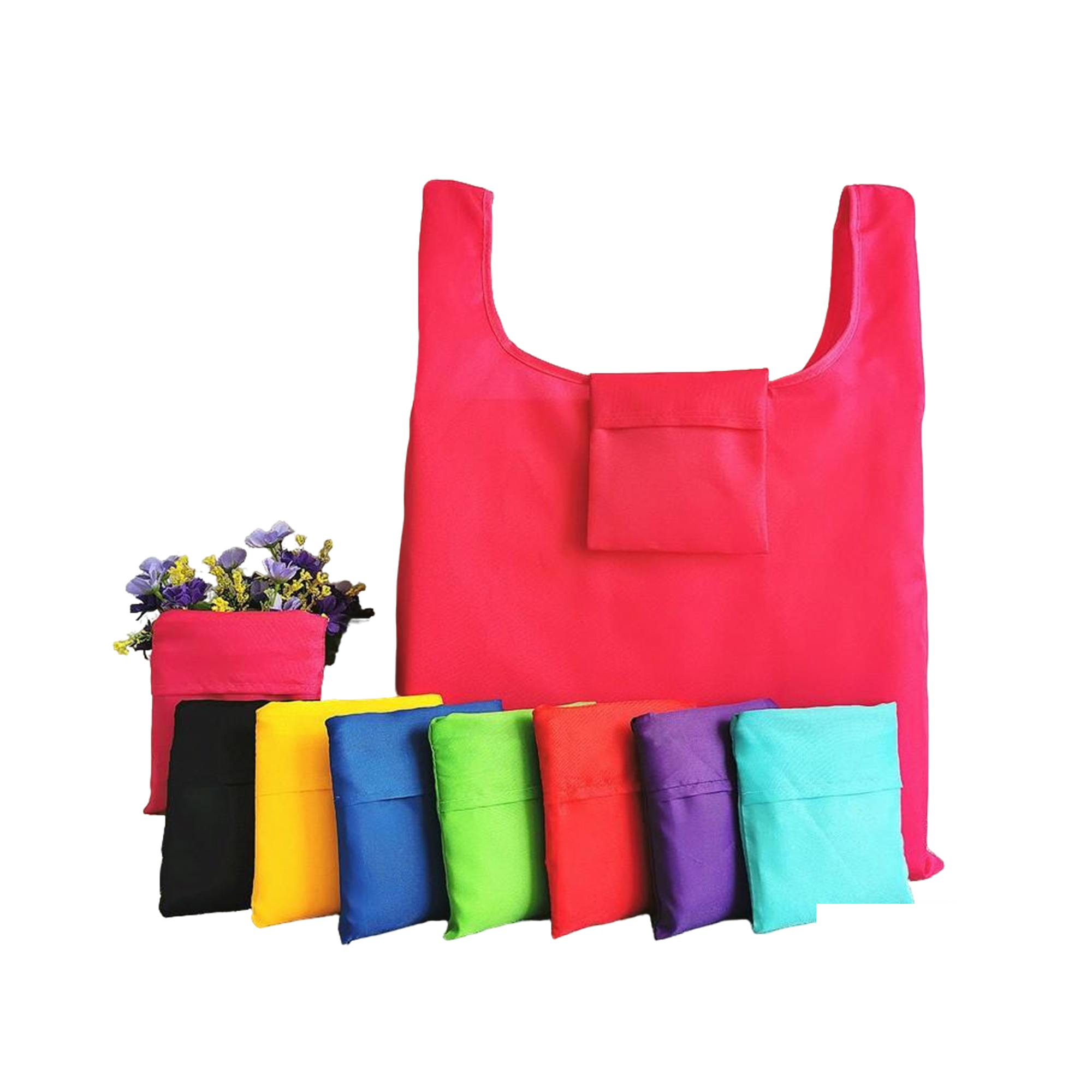 Foldable Waterproof Shopping Bag, custom tote bag with logo imprint 7