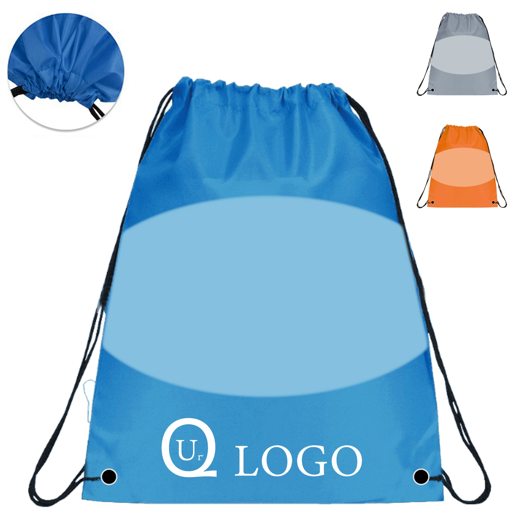 13.39X15.75 Inch Oxford Fabric Drawstring Backpack