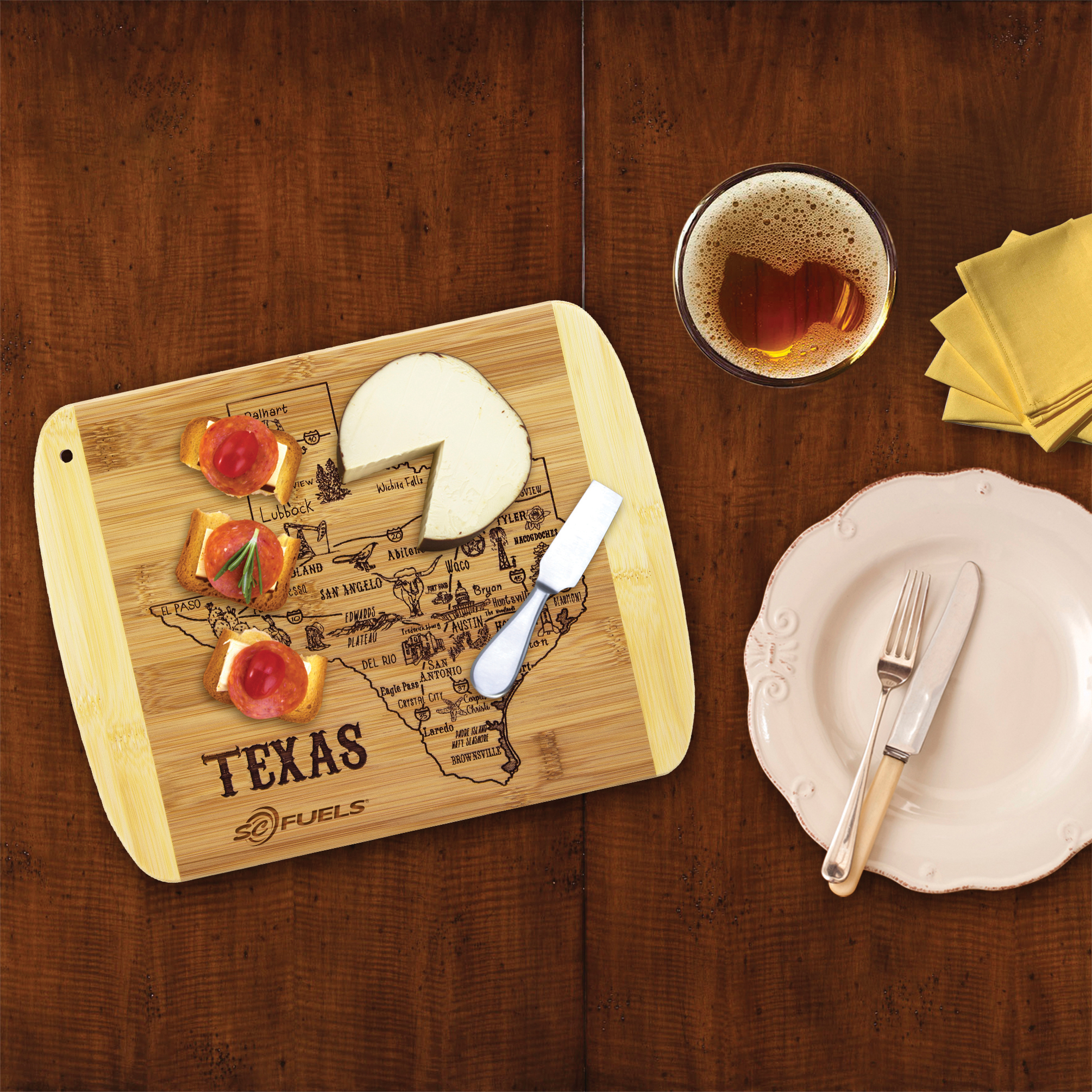 A Slice of Life Texas Serving & Cutting Board 3