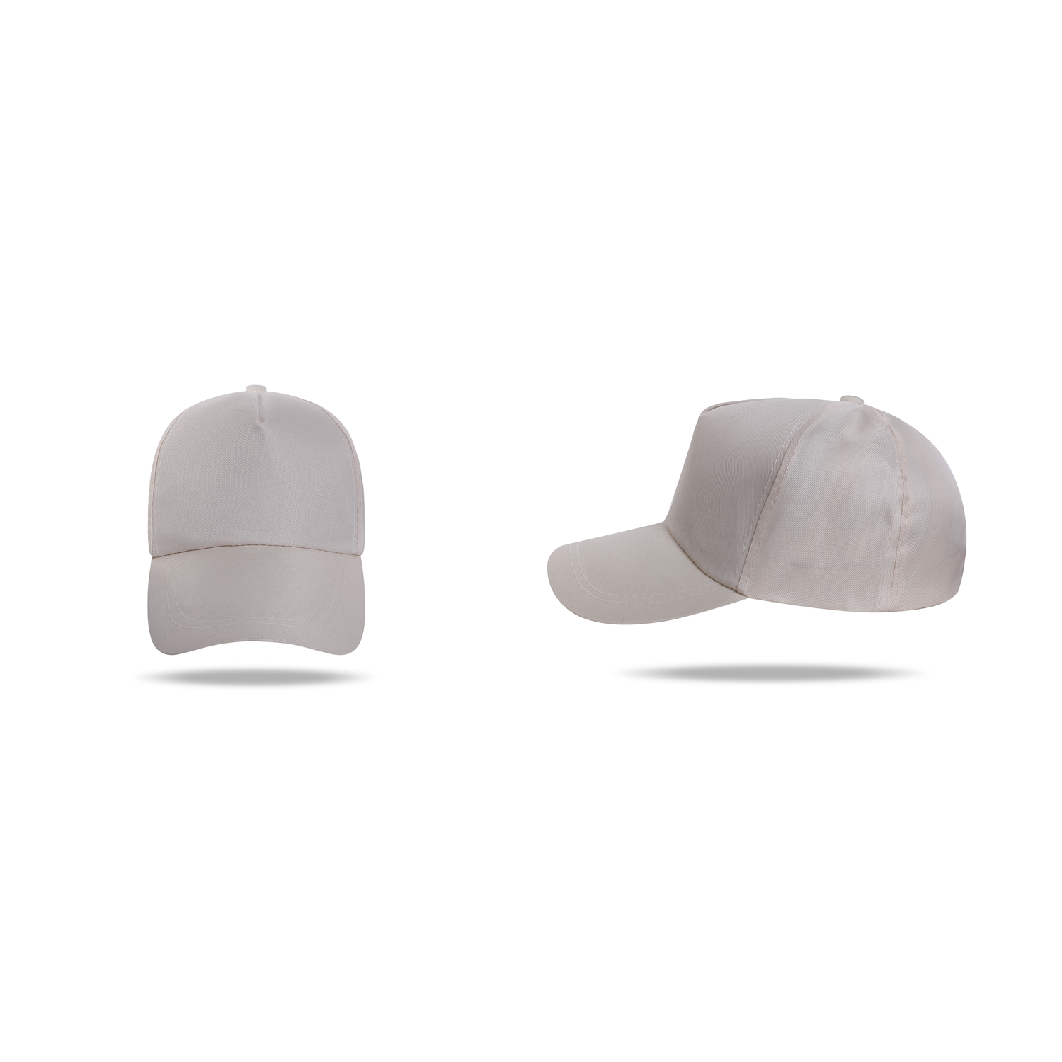 Stock Solid Color Tooling Polyester 5 Panel Cap w/Snapback Fastener 3