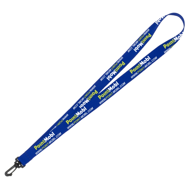 "AURORA" 3/4" Super Soft Polyester Silkscreen Lanyard (Overseas Production 8-10 Weeks) 4