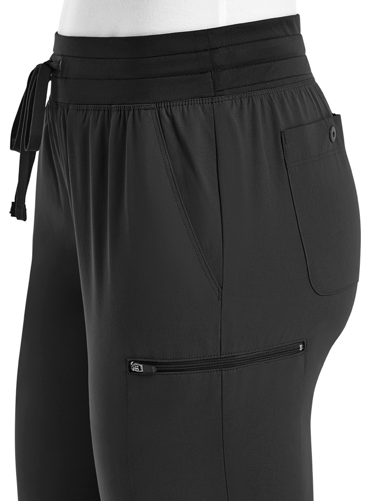 ScrubJoy Originals - Women's Fitted Six-Pocket Skinny Leg Pant 14