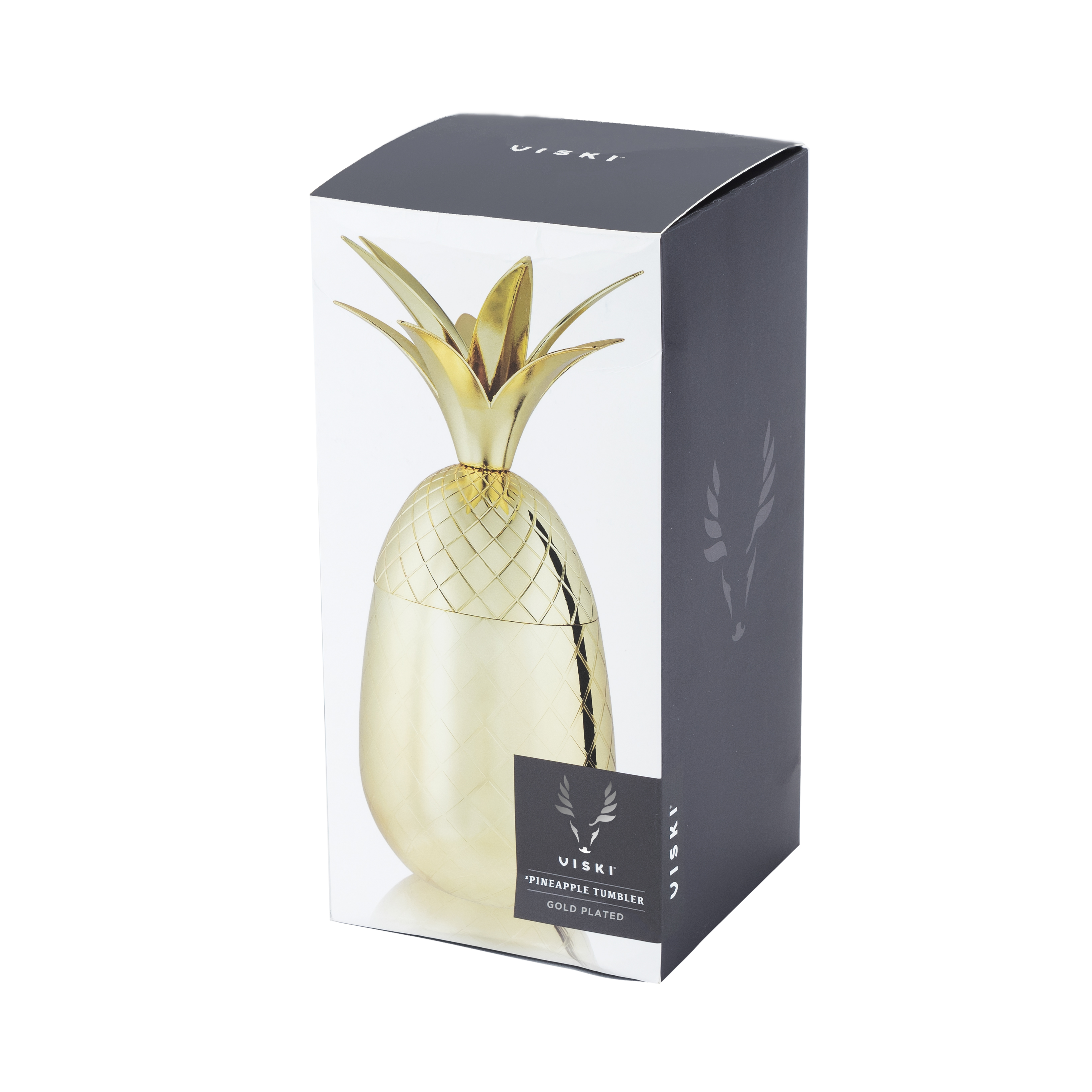 Viski® Gold Pineapple Tumbler 7